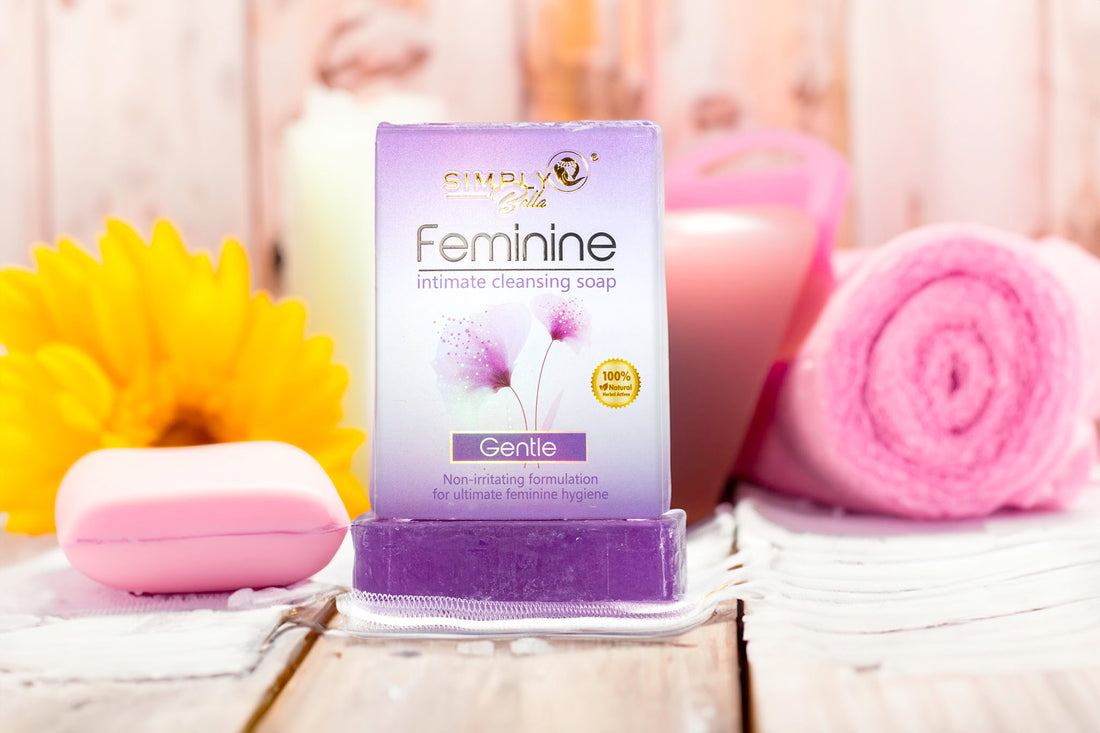 Jabón de limpieza íntima femenina